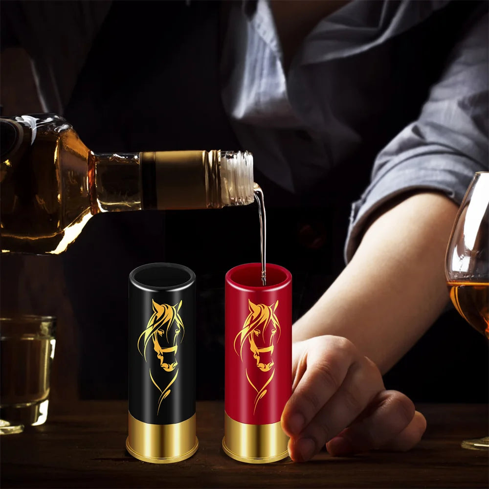 Shot. Sip. Repeat. SHOTGIN GLASS-2pcs