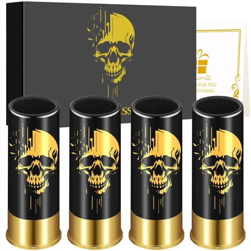 Shot. Sip. Repeat. SHOTGIN GLASS-4pcs ver.2